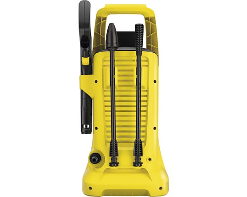 Gul högtryckstvätt med tillbehör