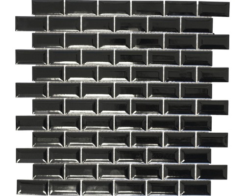 Mosaik Brick Bond svart CBB 108 30x30 cm