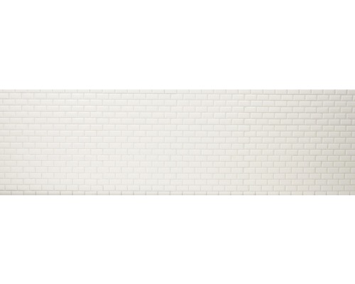 Väggplattor med rektangulärt format lagda i förband