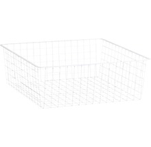 Trådback ELFA 527x527x185mm vit 155210