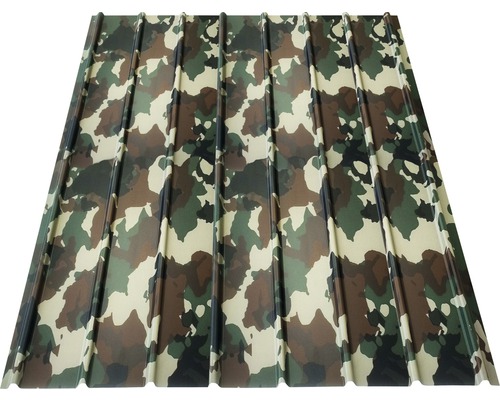 Takplåt PRECIT H12 camouflage 2000x910x0,4 mm