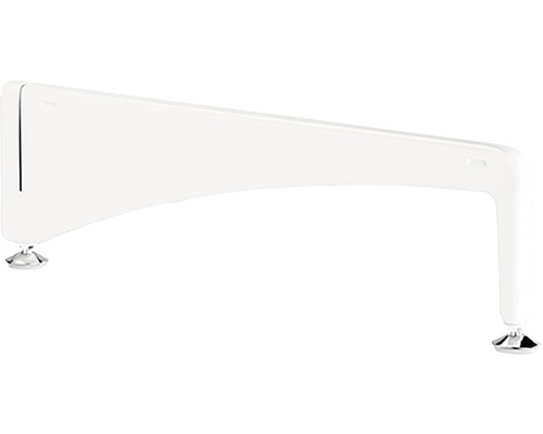 Vitt tvättställsstativ med fötter