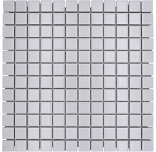 Fyrkantig vit mosaikplatta