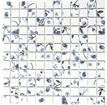 Mosaikplatta med växtmönster