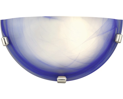 Halvcirkelformad vägglampa med mönster