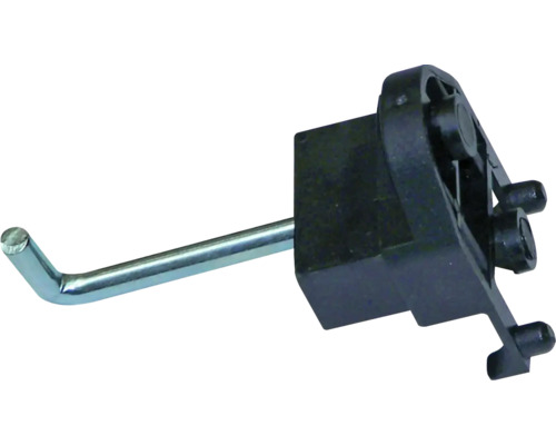 Systemhållare KÜPPER med krok för håltavla 30mm svart 5-pack Systemhållare KÜPPER med krok för håltavla 30mm svart 5-pack