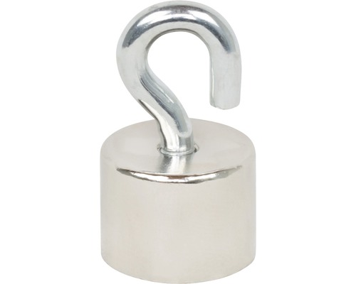 Magnet med krok för lyft eller fästning