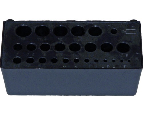 Systemhållare KÜPPER för borr för håltavla 125mm svart