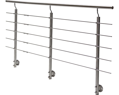 Räcke PERTURA Hestia G-form sido-/ väggmontage 9 m