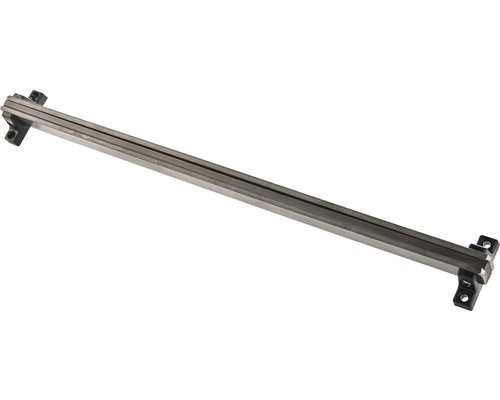 Dubbel metallstång med fästen för gör-det-själv-projekt