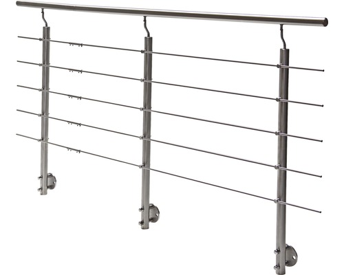 Räcke PERTURA Hestia G-form sido-/ väggmontage 6 m