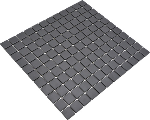 Mosaik CU 020 32,7x30,2 cm svart oglaserad