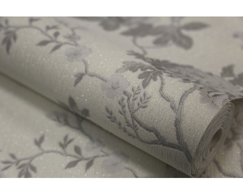 Rulle non-woven tapet med blommönster