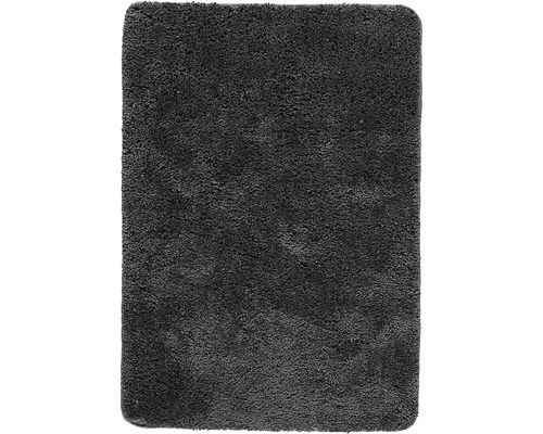 Badrumsmatta NOBLE HOUSE Chester 90x60 cm mörkgrå Rektangulär badrumsmatta med hög lugg