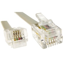 Telefonkabel med RJ11-kontakt