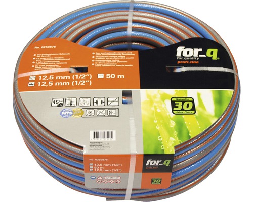 Hopfälld trädgårdsslang, 12,5 millimeter diameter, 50 meter lång