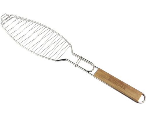Fiskgrillkorg med trähandtag av märket Tenneker