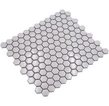 Mosaikplatta med hexagonala element