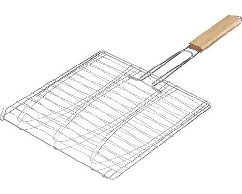 Grillkorg med trähandtag