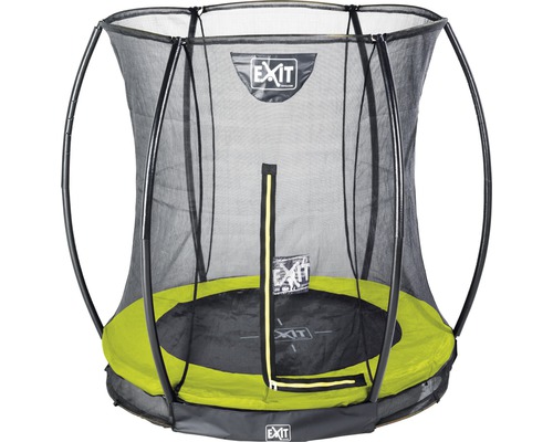 Studsmatta med säkerhetsnät för utomhusbruk