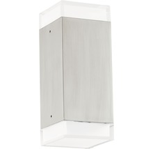 Vägglampa av rostfritt stål och plast