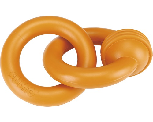 Leksak för hundar med ring och boll