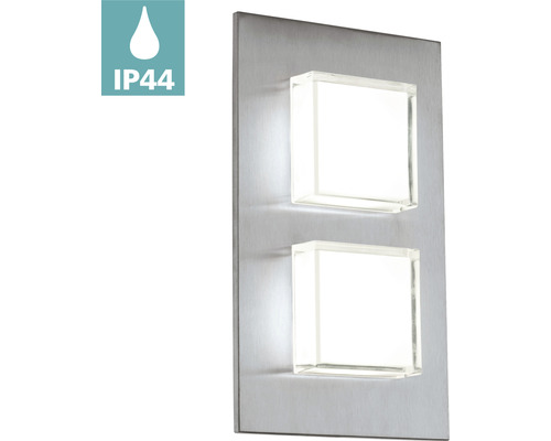 Fyrkantig vägglampa med skyddsklass IP44