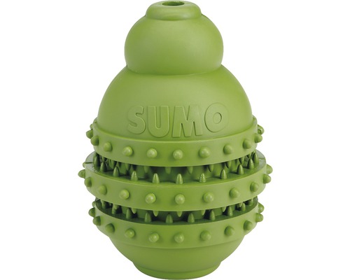Hundleksak KARLIE Sumo Play Dental 9x9x12cm grön