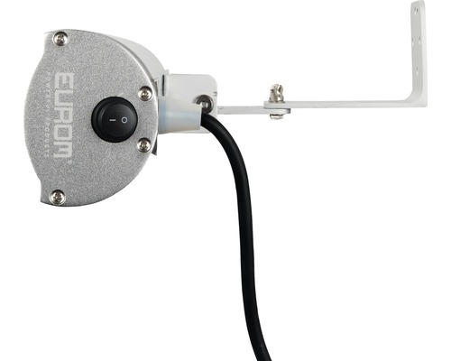 Eurom terrassvärmare med fäste och strömbrytare