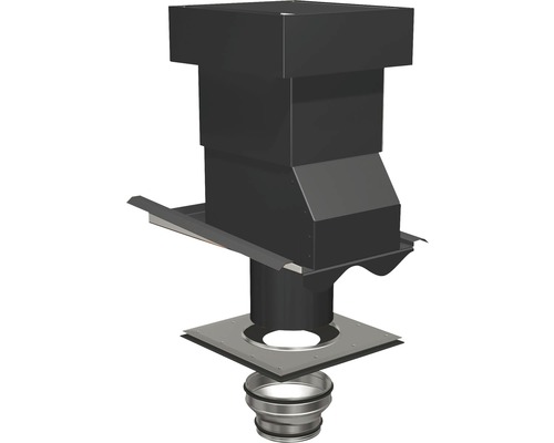 Ventilationshuv BENDERS 1-kanal svart Ventilationshuv BENDERS 1-kanal svart