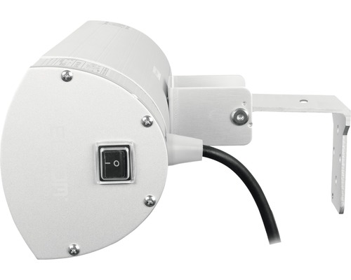 Lampa med strömbrytare och fäste