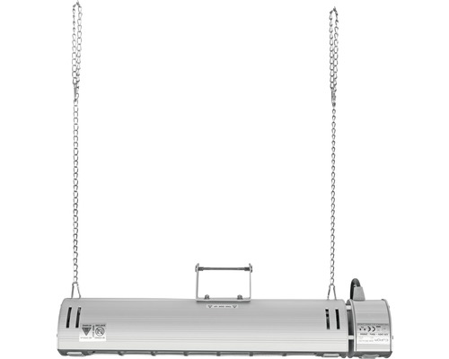 Takmonterad värmare med kedjeupphängning