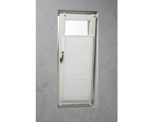 Fönster med plisségardin för skuggning