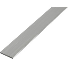 Plattstav KAISERTHAL aluminium silver 15x2mm 2m-thumb-0