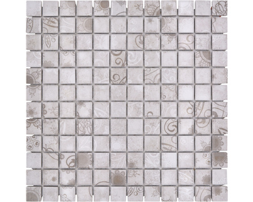 Mosaik LB 106 30x30 cm grå matt