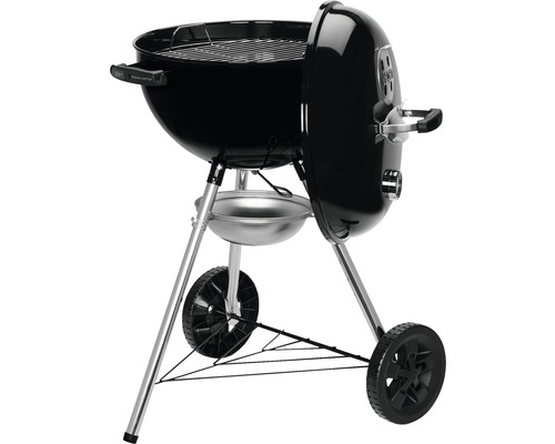 Klotgrill med lock, grillgaller och underrede