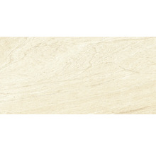 Beige golvplatta med stenimitation.