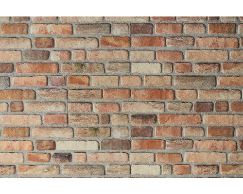 Närbild av en väggplatta med tegelstensmönster.