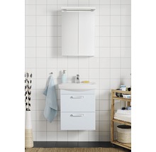Möbelpaket HAFA Life inkl. spegelskåp ljusblå matt 700 mm 1751795
