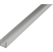 U-profil KAISERTHAL aluminium silver 15x10x1,5 mm 2 m-thumb-0
