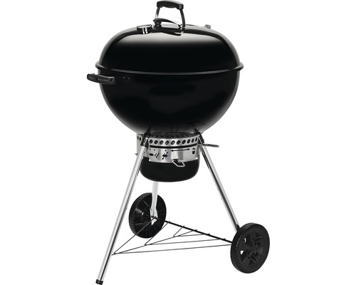 Klotgrill med lock och underrede