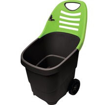 Trädgårdsredskapsvagn i plast med handtag och hjul