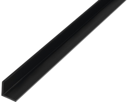 Vinkelprofil KAISERTHAL PVC svart 10x10x1 mm 2 m