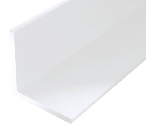 Vinkelprofil KAISERTHAL PVC vit 10x10x1 mm 2 m Vinkelprofil av plast