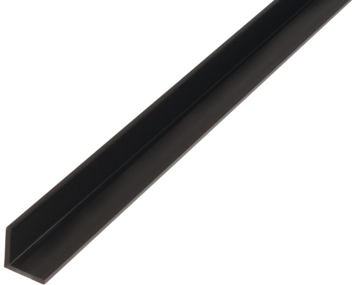 Vinkelprofil KAISERTHAL PVC svart 20x20x1,5 mm 2 m Vinkelprofil av metall