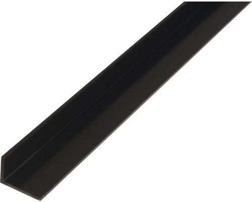 Vinkelprofil KAISERTHAL PVC svart 20x10x1,5 mm 2 m