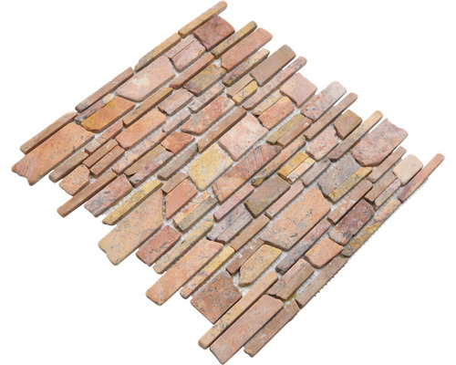 Mosaikplatta med stenstruktur