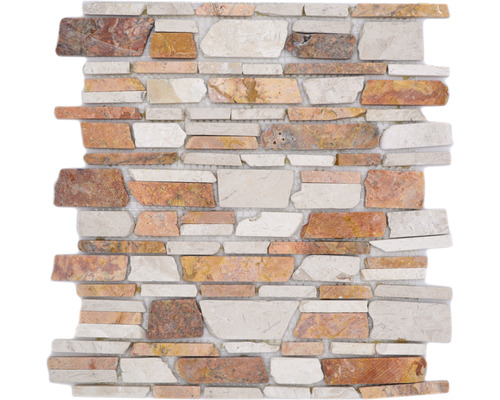 Mosaik natursten MOS Brick 225 30,5x30,5 cm