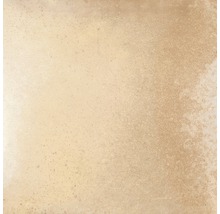 Ljus, fyrkantig keramisk platta med matt yta.