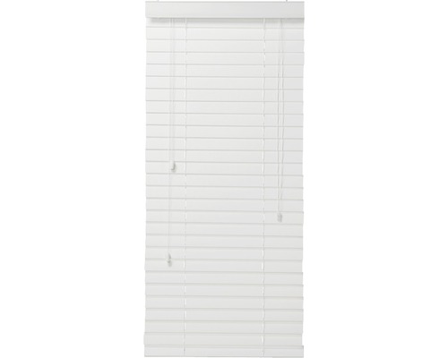 Vit jalusi för fönster